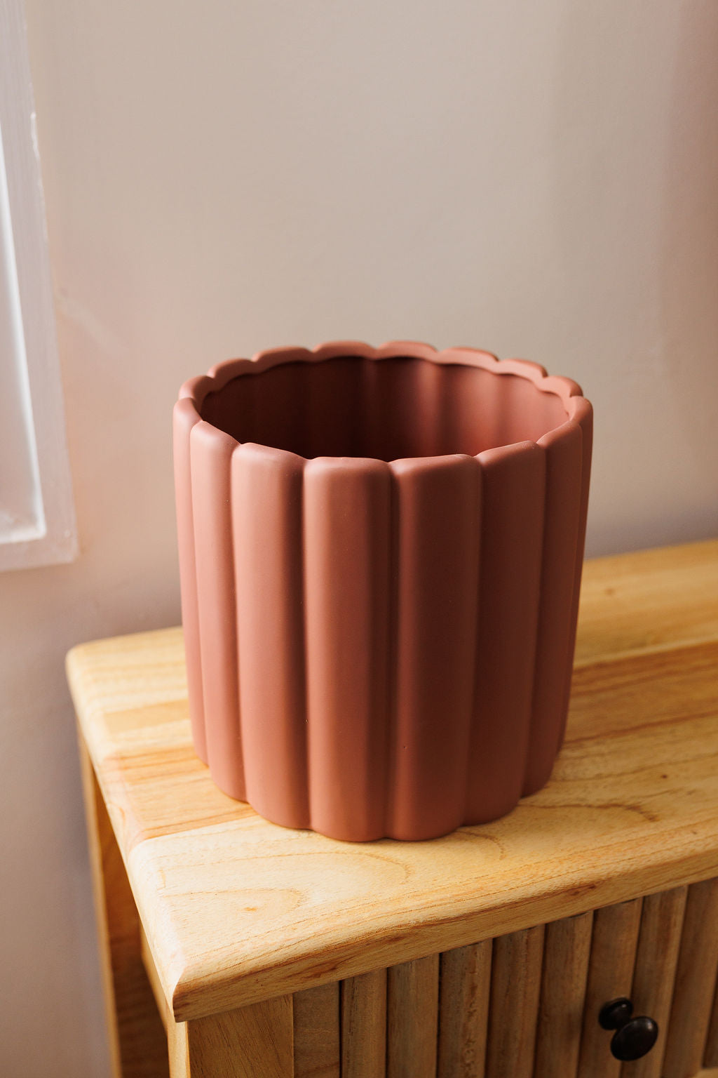 Aurelia Soft Touch Pot - Brown