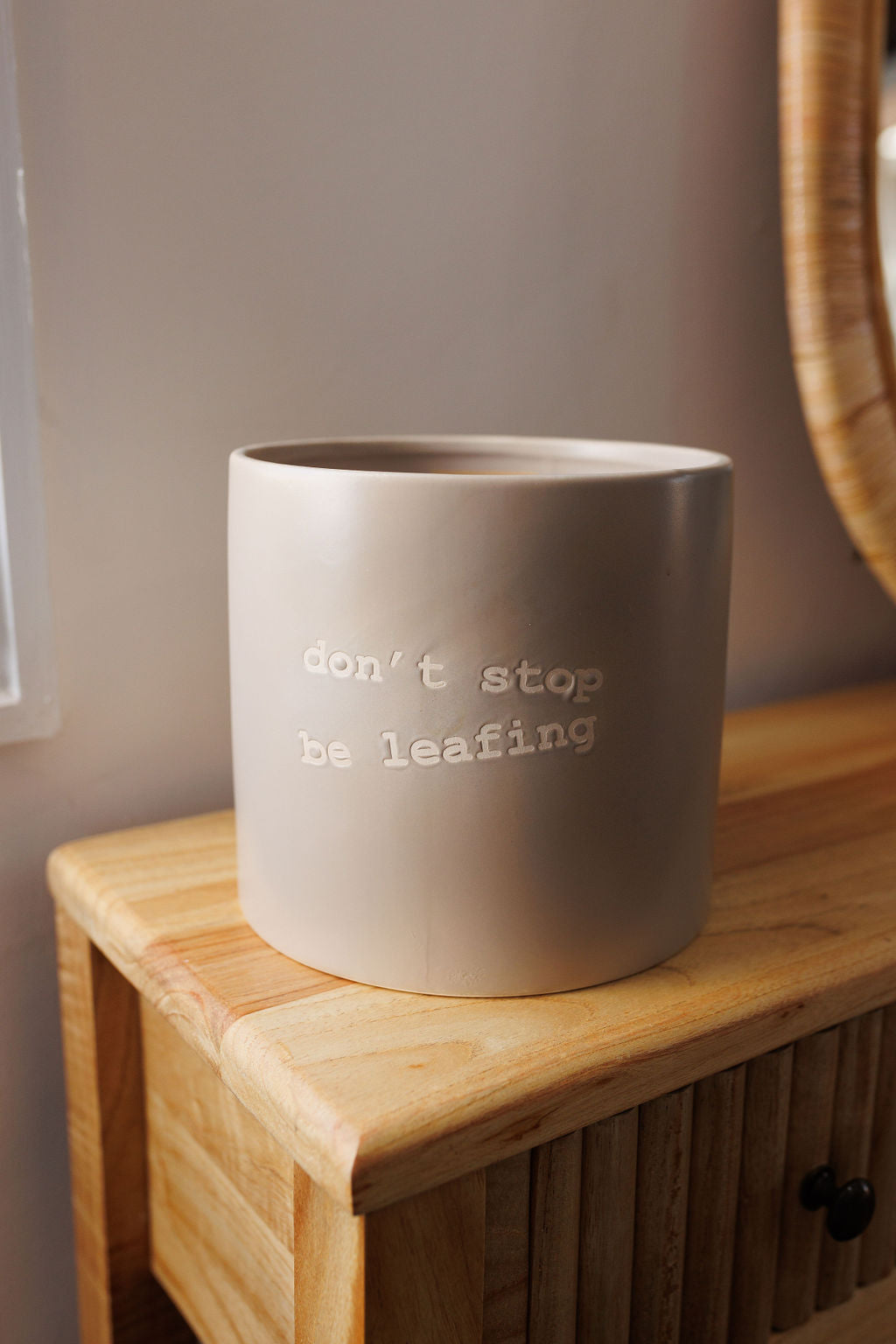 Words Pot - Don't Stop Be Leafing