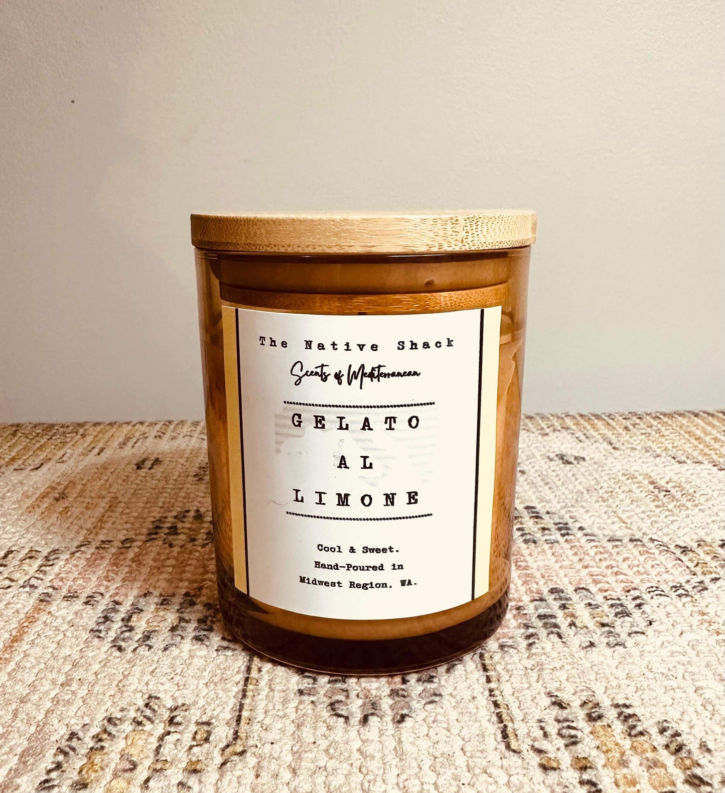 Amber and Bamboo Candle - Gelato al Limone