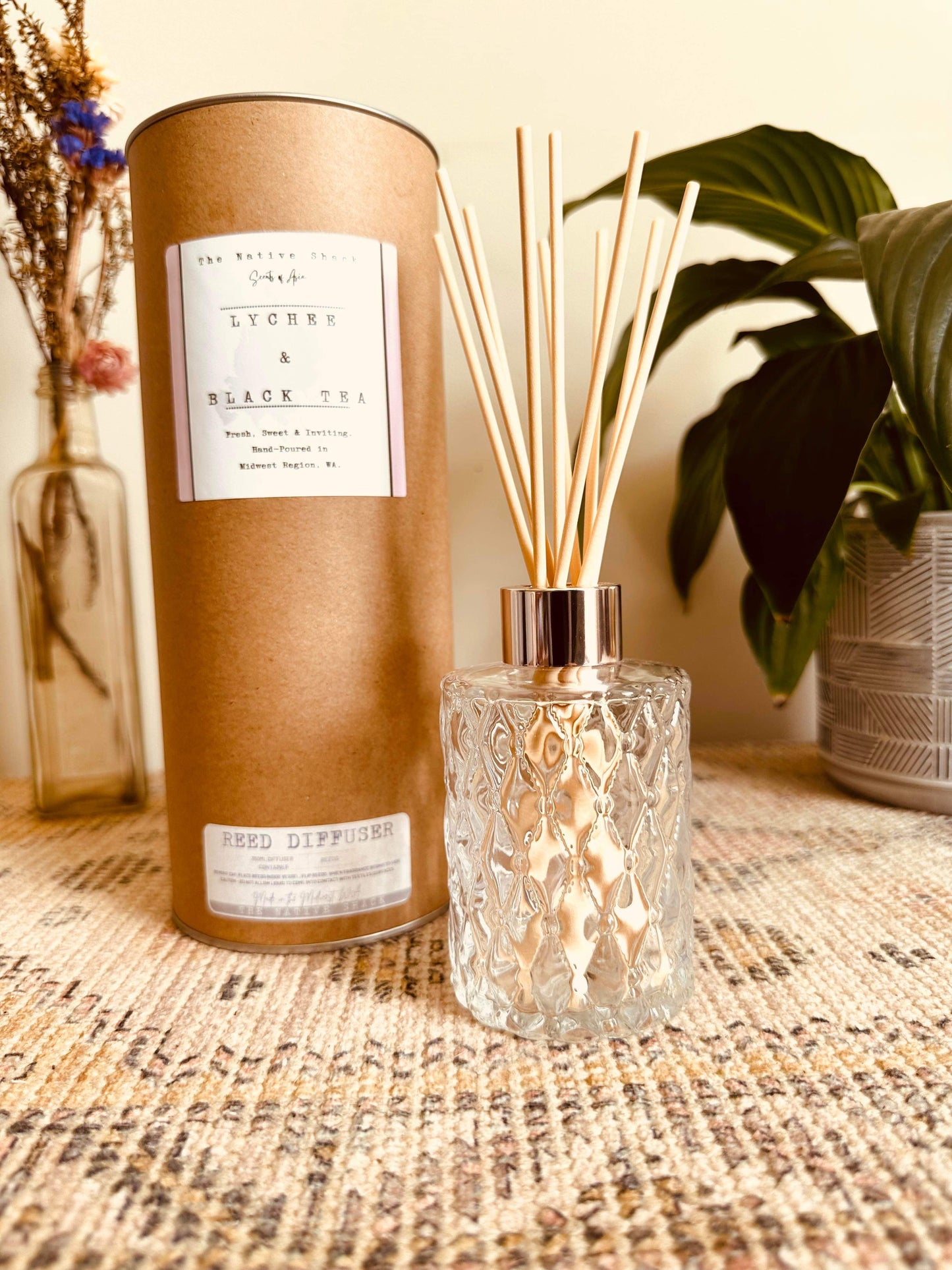 Craft Box Antique Diffuser - Lychee & Black Tea