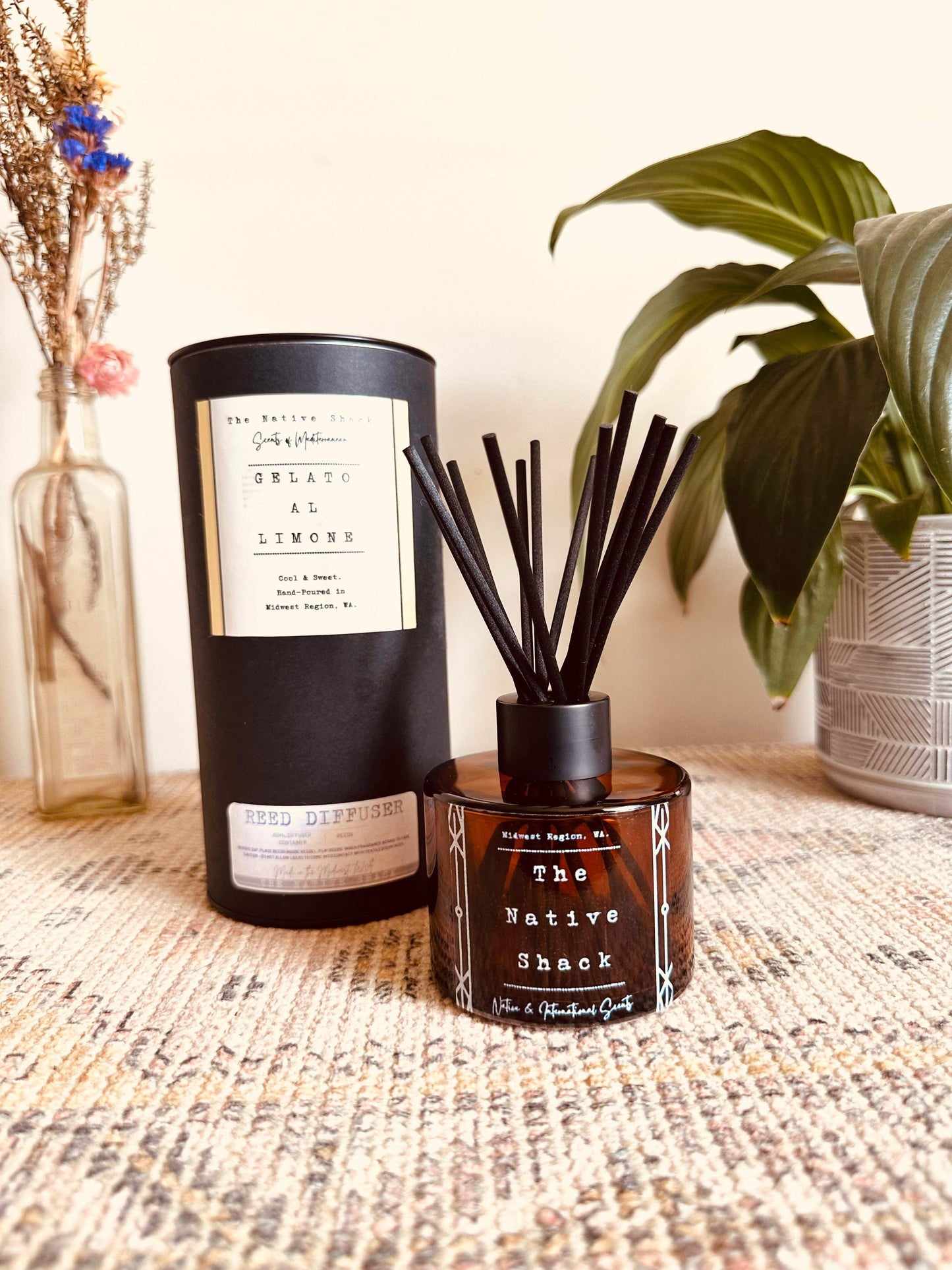 Black Box Amber Diffuser - Gelato Al Limone
