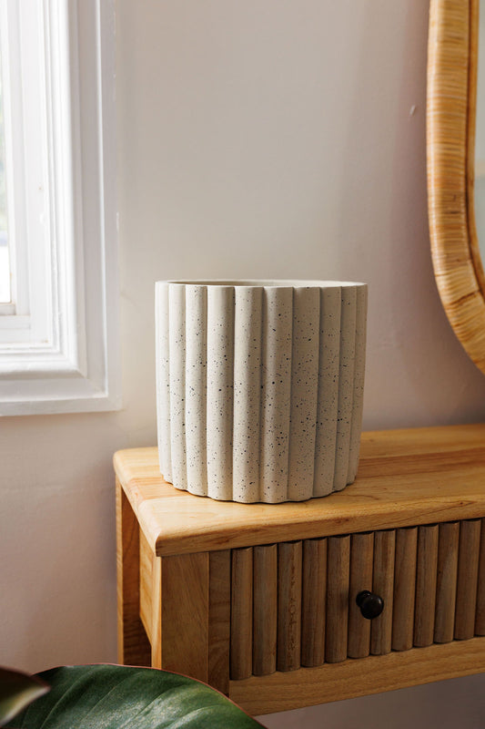 Tuva Cement Pot Sage - Large