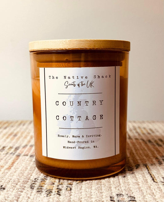 Amber and Bamboo Candle - Country Cottage