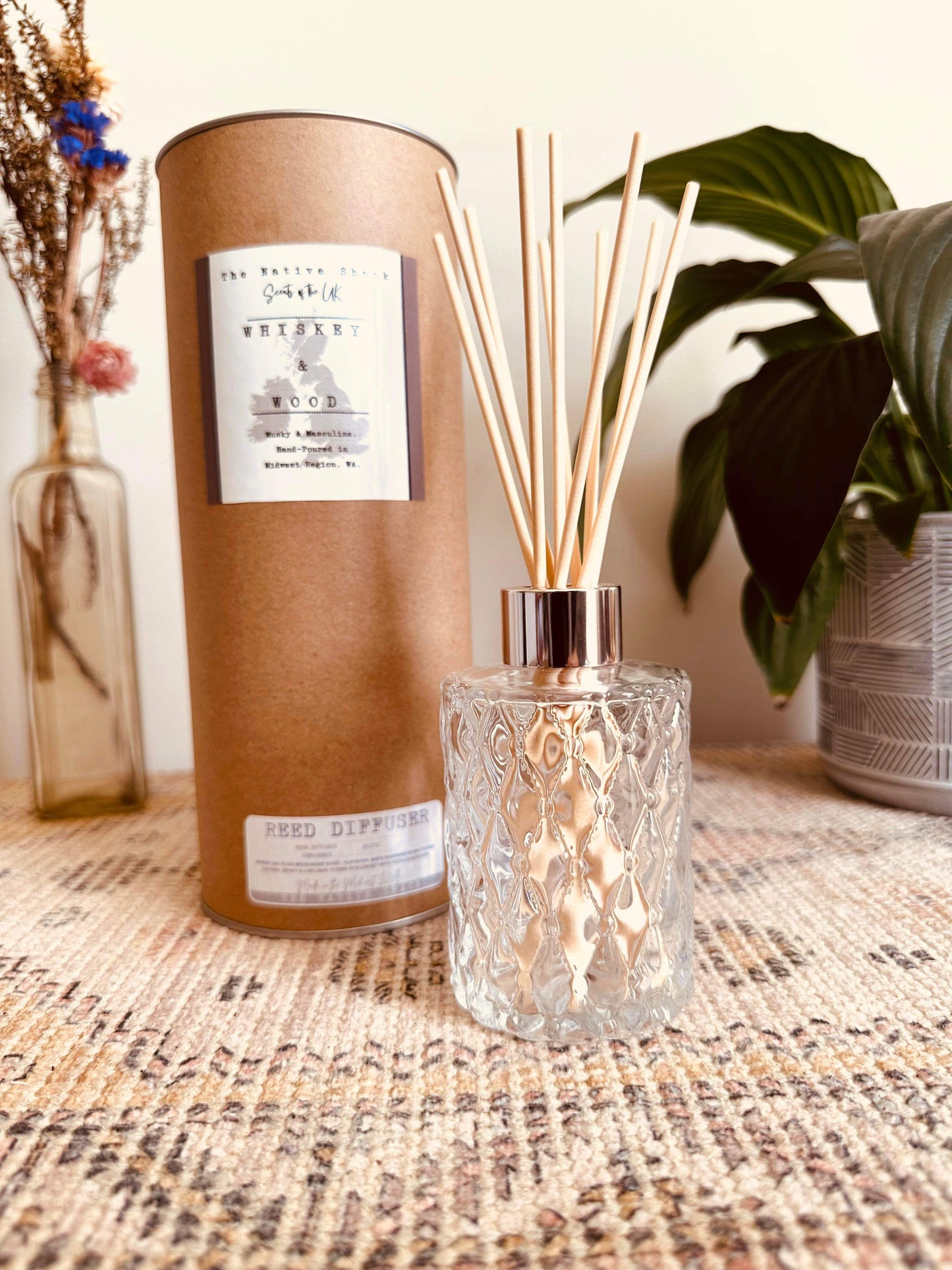 Craft Box Antique Diffuser - Whiskey & Wood