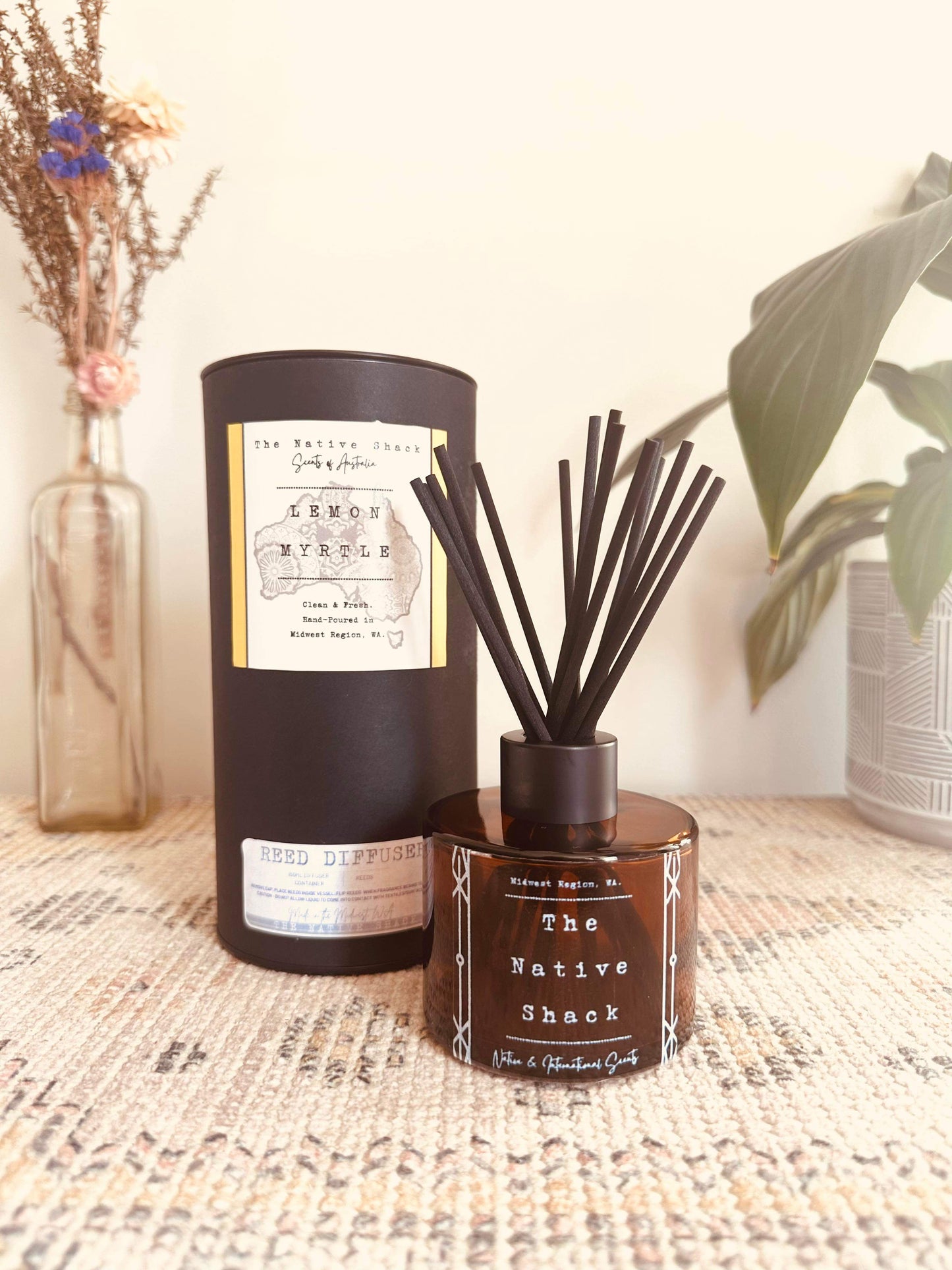 Black Box Amber Diffuser - Lemon Myrtle