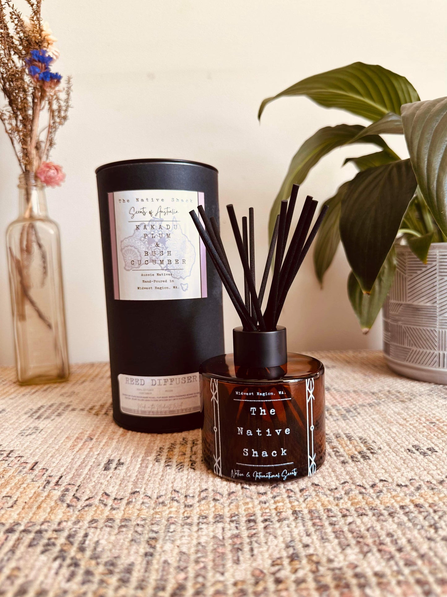 Black Box Amber Diffuser - Kakadu Plum & Bush Cucumber