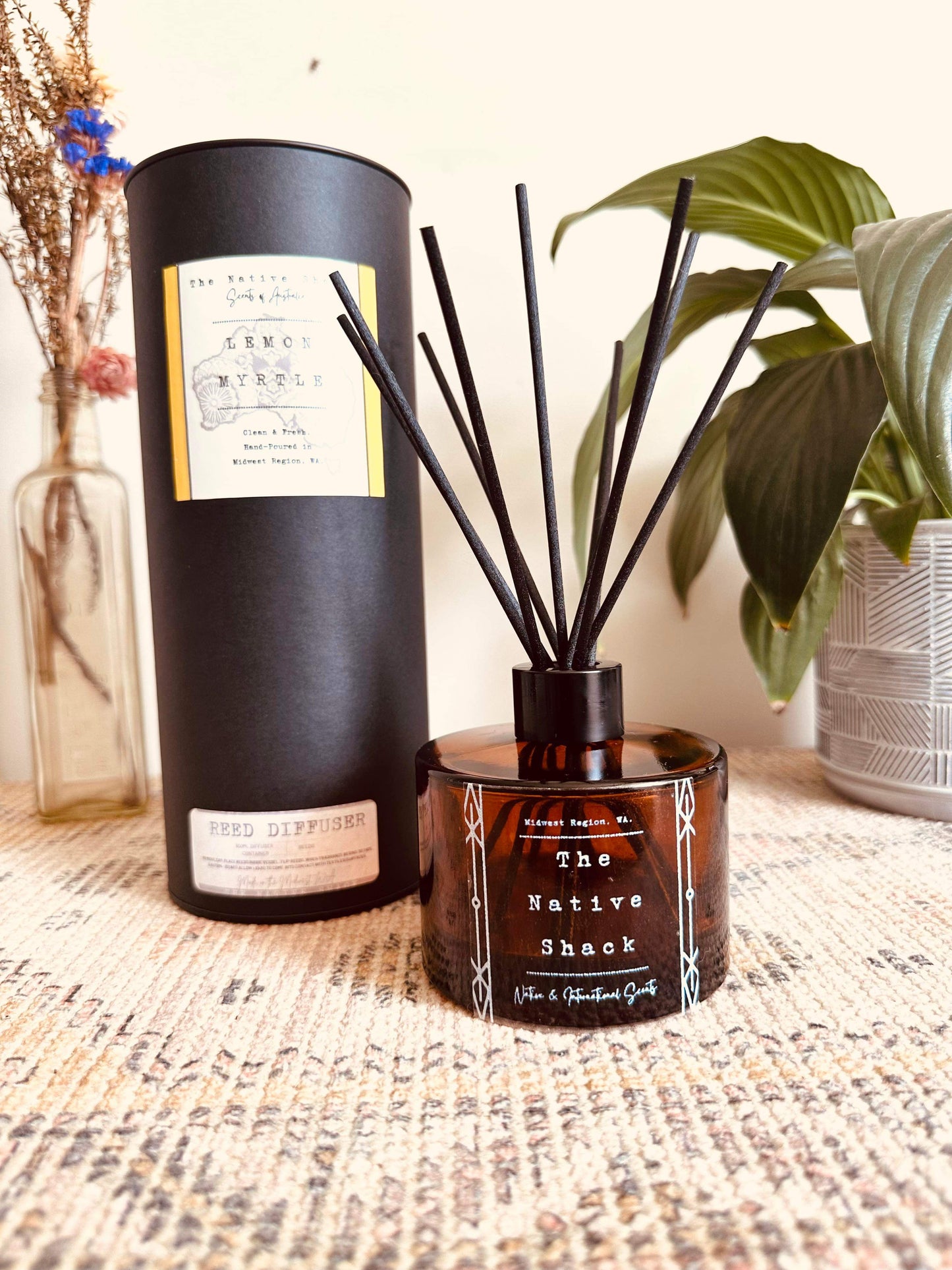 Black Box Amber Diffuser - Lemon Myrtle