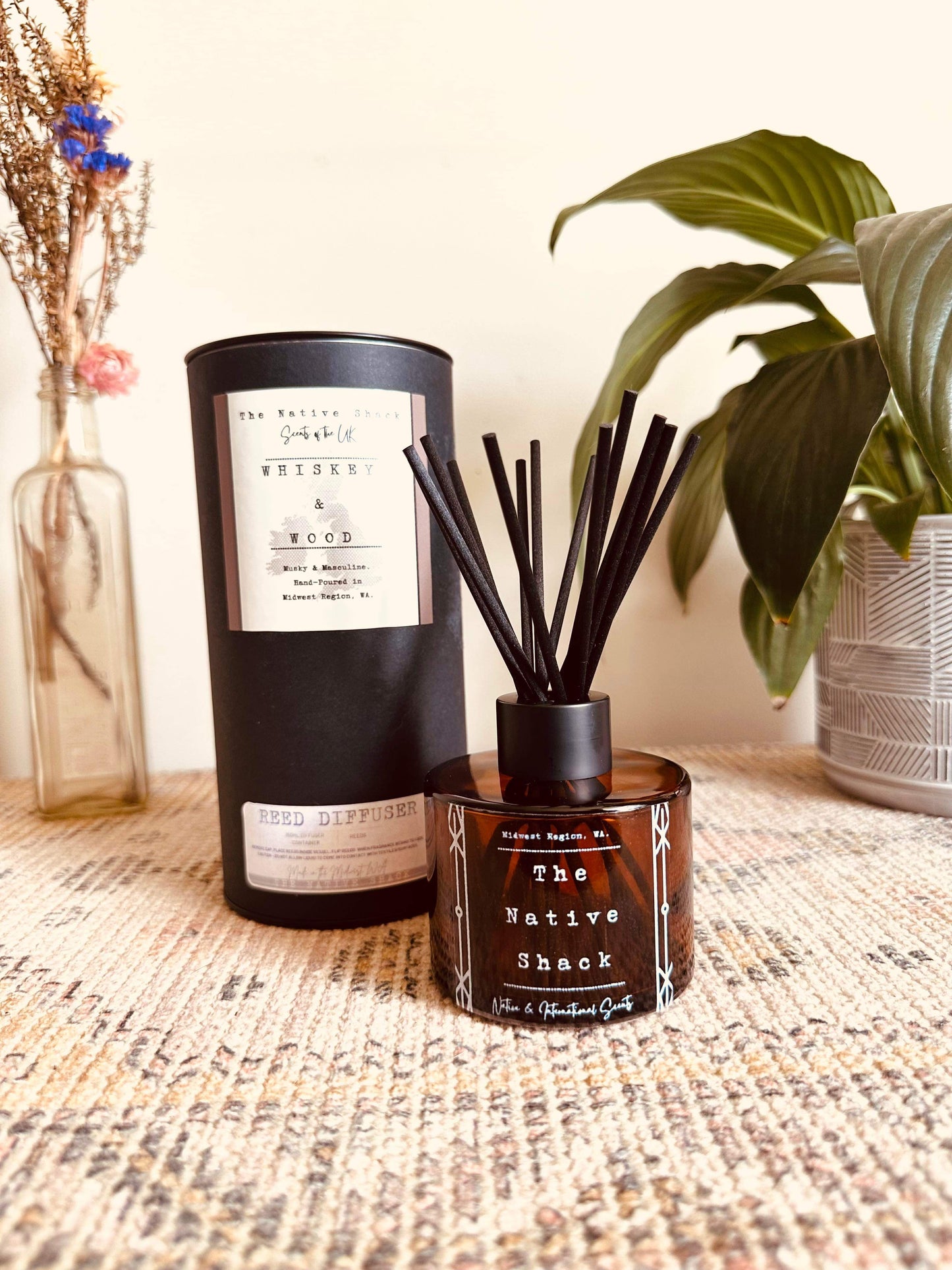 Black Box Amber Diffuser - Whiskey & Wood