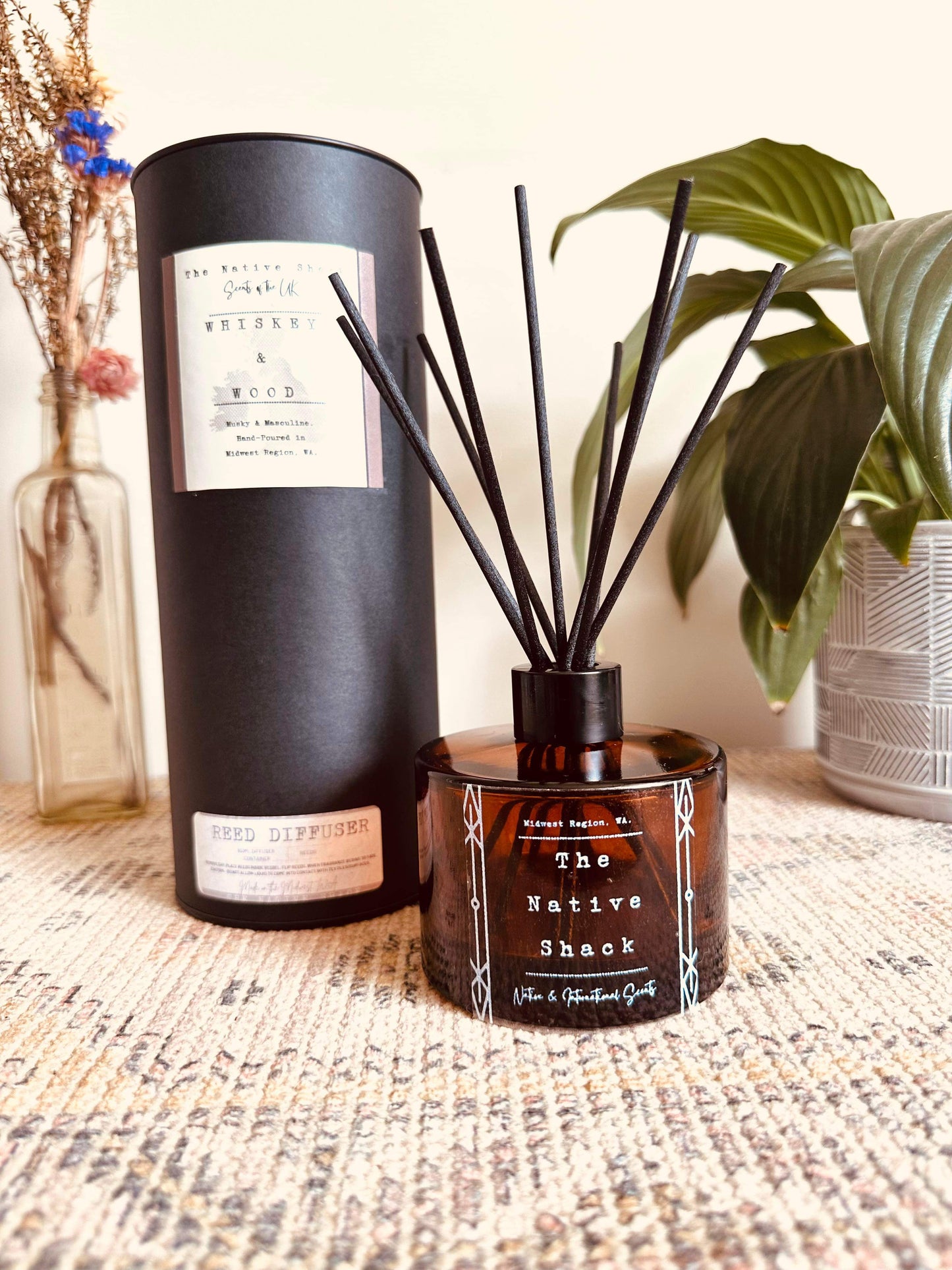 Black Box Amber Diffuser - Whiskey & Wood